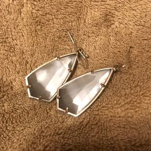 Large Kendra Scott dangle earrings. Tear drop